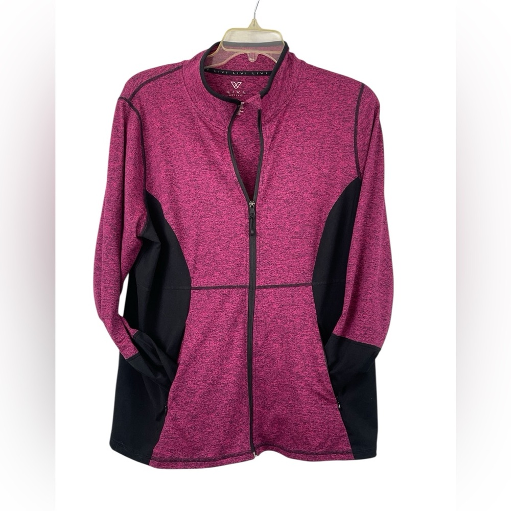 Livi active by Lane Bryant zip up jacket with thumb holes size 18/20. GUC - Picture 7 of 9